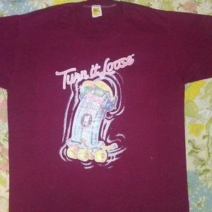Turn it loose vintage Coors Light t-shirt